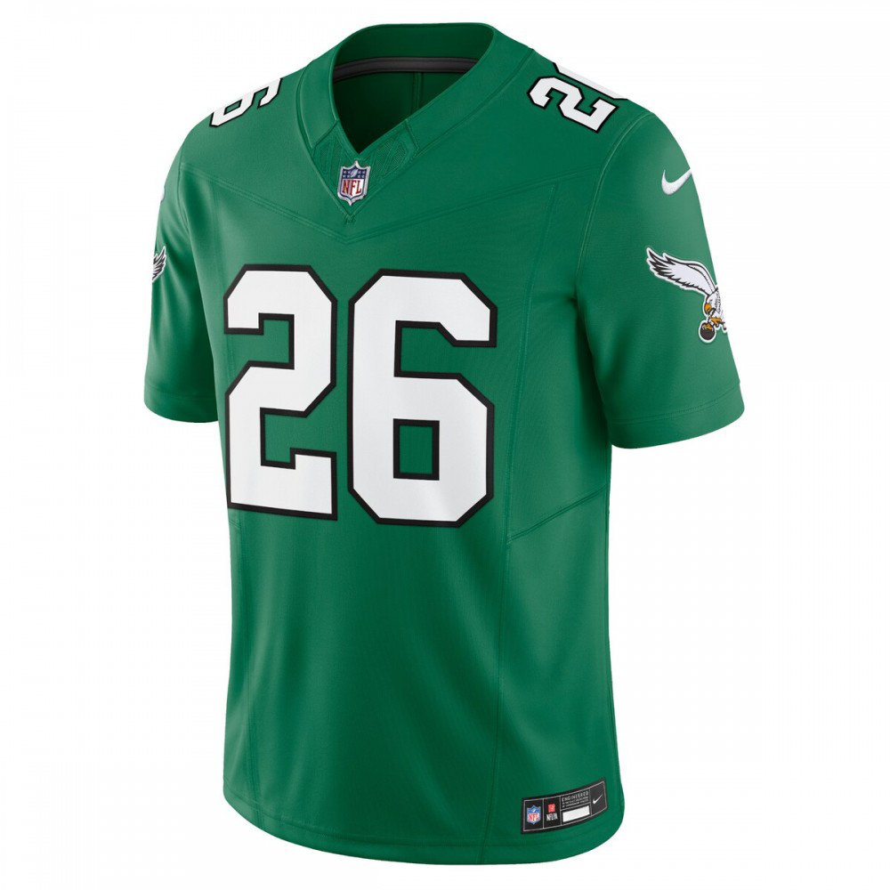 Saquon Barkley Philadelphia Eagles Nike Alternate Vapor F.U.S.E. Limited Jersey - Kelly Green-GridironStore